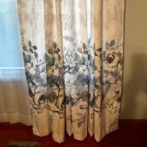 "Colorworks- 100% polyester curtains 4 panels-"50 by 84" plus sheers!